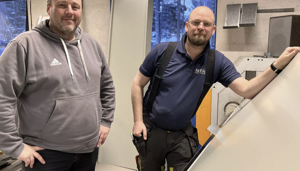 BLIR FLERE. Stig Morten Sletteng (t.v.) og Lars-Morten Brekke ser fram til å bli enda flere fagfolk på Rognan. Det vil gi dem større muligheter til å kunne møte kundenes behov.