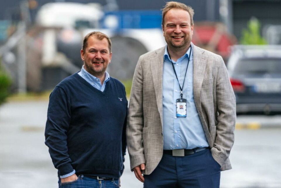 MILEPÆL. Ladestasjonene som nå kommer i Fauske og Bodø er en milepæl for regionen, mener Øystein Wik, strategidirektør i Bodø Energi og administrerende direktør i ISE Øystein Andreas Skaland. MILEPÆL. Ladestasjonene som nå kommer i Fauske og Bodø er en milepæl for regionen, mener Øystein Wik, strategidirektør i Bodø Energi og administrerende direktør i ISE Øystein Andreas Skaland. Foto: Per-Inge Johnsen