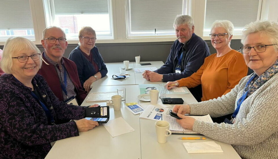 Eldrerådet i Sørfold. Fra venstre: Ann Katrin Sætrevik, Ole Johan Larsen, Astrid Eliassen, Tor Ankjell, Oddbjørg Odden og Mariann Strømdal. Eldrerådet i Sørfold. Fra venstre: Ann Katrin Sætrevik, Ole Johan Larsen, Astrid Eliassen, Tor Ankjell, Oddbjørg Odden og Mariann Strømdal. Foto: Elena Gonder