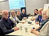 Eldrerådet i Beiarn. Fra venstre: Helge Osbak, Anette Myrvold Strand (sekretær), Morten Hammer (administrativ leder), Håkon Sæther (vara for leder), Hanne Høyås (nestleder), Willy Molid og Lillian J. Moldjord. Foto: Elena Gonder