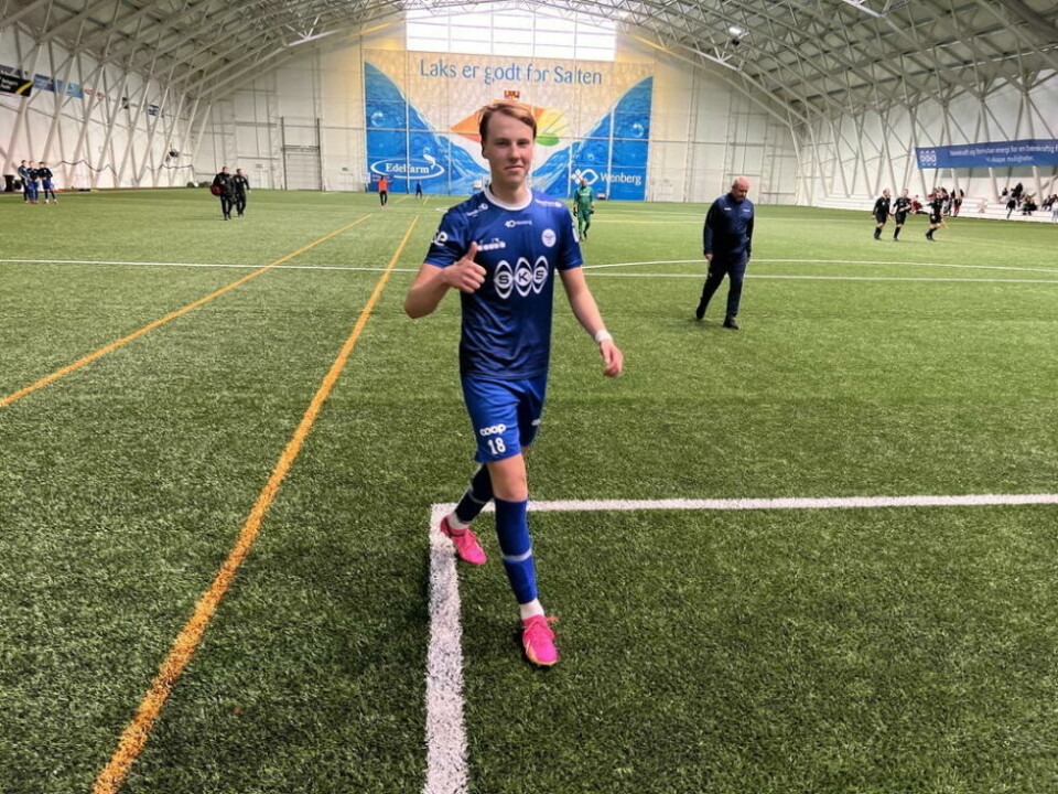 VIDERE. Andreas Wold Gleinsvåg og Fauske/Sprint er videre i cupen siden Hulløy trakk laget sitt. VIDERE. Andreas Wold Gleinsvåg og Fauske/Sprint er videre i cupen siden Hulløy trakk laget sitt. Foto: Espen Johansen