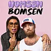 Stylisten Erlend Elias fra Storjord og bryteren Fritz Aanes fra Narvik er begge blant de større kjendisene i Norge for tiden. Torsdag 28. desember kommer de til Fauske med showet 'Homsen & Bomsen' Foto: Homsen & Bomsen / Endre Igland