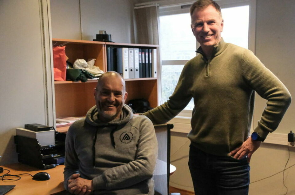 SAMARBEID. Petter Svendsen i Rana utvikling hadde kontorplass et par dager sammen med Kristian Amundsen i Fauna KF på Fauske. SAMARBEID. Petter Svendsen i Rana utvikling hadde kontorplass et par dager sammen med Kristian Amundsen i Fauna KF på Fauske. Foto: Ida Bjørkquist