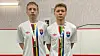 GULLGUTTER. Julian Olsen og Olov Johannes Blind var med på å spille Team Sápmi fram til gull i Arctic Winter Games i Canada. Foto: Wanja Blind