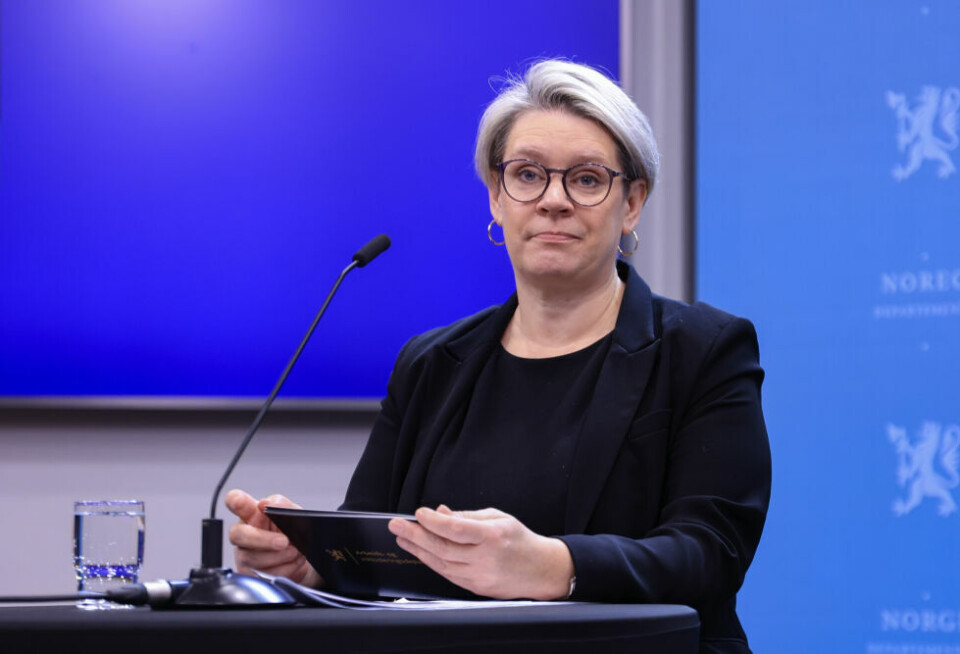 – Arbeidstilsynet er et av de viktigste verktøyene vi har for å avsløre sosial dumping og useriøsitet, sier arbeids- og inkluderingsminister Marte Mjøs Persen (Ap). – Arbeidstilsynet er et av de viktigste verktøyene vi har for å avsløre sosial dumping og useriøsitet, sier arbeids- og inkluderingsminister Marte Mjøs Persen (Ap). Foto: Alf Simensen / NTB