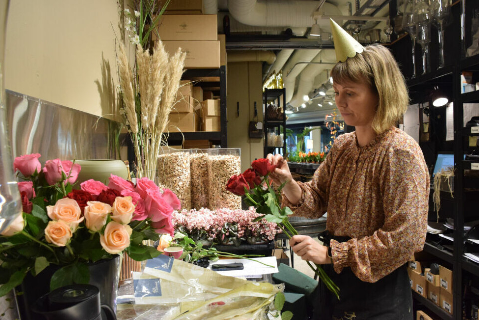 Karina Haugberg og kollegene feiret 10-årsjubileum for Spire Blomsterhåndverk denne uken. Selv om butikken går godt, er det ingen selvfølge at de eksisterer. Karina Haugberg og kollegene feiret 10-årsjubileum for Spire Blomsterhåndverk denne uken. Selv om butikken går godt, er det ingen selvfølge at de eksisterer. Foto: Eva S. Winther