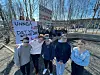 ENGASJERTE ELEVER. Elevene ved Vestmyra skole er klare på at de ikke aksepterer de planlagte kuttene ved skolen. Foto: Helge Simonsen
