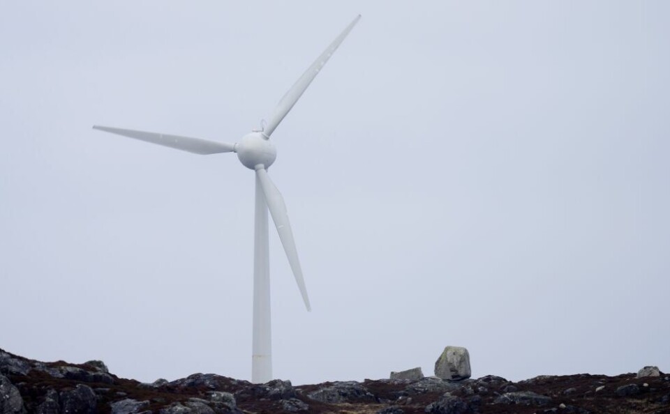 Vindturbin i norsk natur. Vindturbin i norsk natur. Foto: Jan Kåre Ness / NTB
