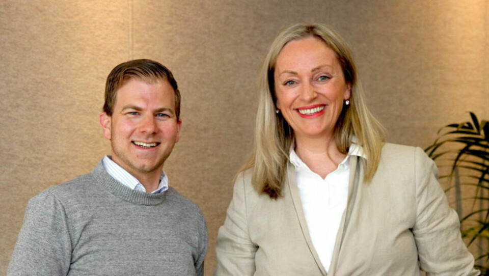 NY JOBB. Iman Winkelman ser fram til å jobbe med blant andre administrerende direktør/CEO i Nova Spektrum, Gunn Helen Hagen NY JOBB. Iman Winkelman ser fram til å jobbe med blant andre administrerende direktør/CEO i Nova Spektrum, Gunn Helen Hagen Foto: Nova Spektrum
