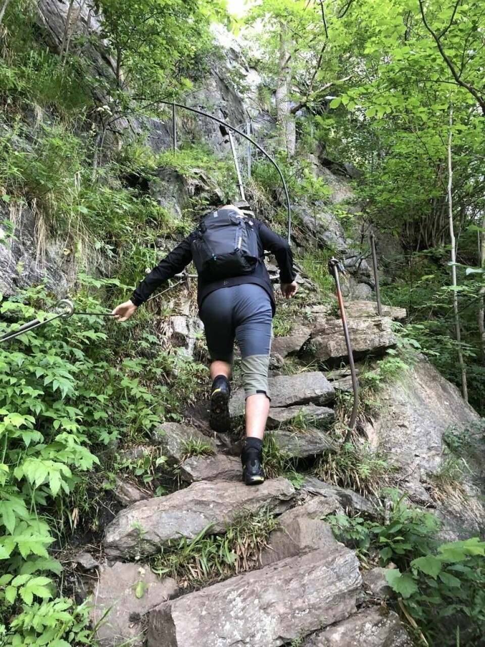 I TRENING. De siste månedene, også før snøen falt, har Petter Langørgen vært høyt og lavt i terrenget for å varme opp foran turen på nærmere 3000 kilometer. I TRENING. De siste månedene, også før snøen falt, har Petter Langørgen vært høyt og lavt i terrenget for å varme opp foran turen på nærmere 3000 kilometer. Foto: Privat
