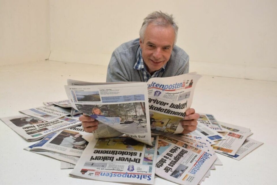 OPPGANG. Redaktør Frank Øvrewall setter pris på at opplaget til Saltenposten øker første halvår. OPPGANG. Redaktør Frank Øvrewall setter pris på at opplaget til Saltenposten øker første halvår. Foto: Eva S. Winther