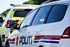 PARKERT. Politiets biler har ikke vært i bruk for utrykning i helga. Foto: Tarjei Abelsen