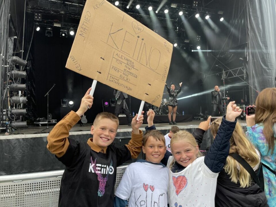 TOPP STEMNING. Keiino har mange fans, også på Familiegata. TOPP STEMNING. Keiino har mange fans, også på Familiegata. Foto: Helge Simonsen