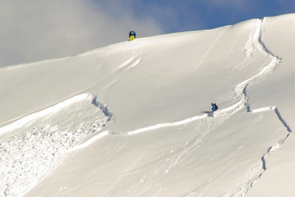 Lørdag meldes det om betydelig snøskredfare i Salten. Lørdag meldes det om betydelig snøskredfare i Salten. Foto: Colourbox