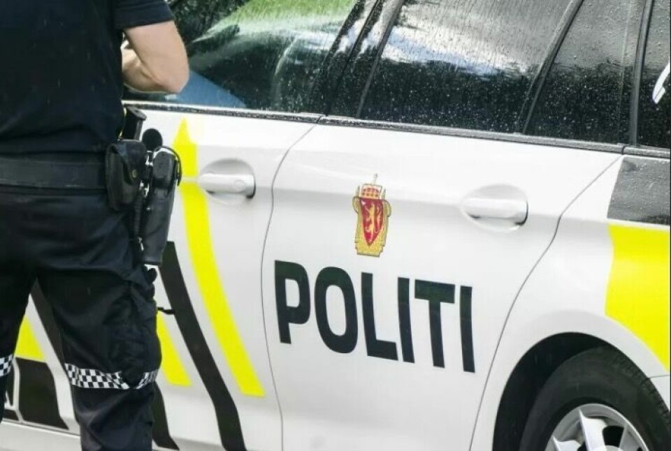 Politiet rykket ut etter melding om bråk Foto: Gorm Kallestad