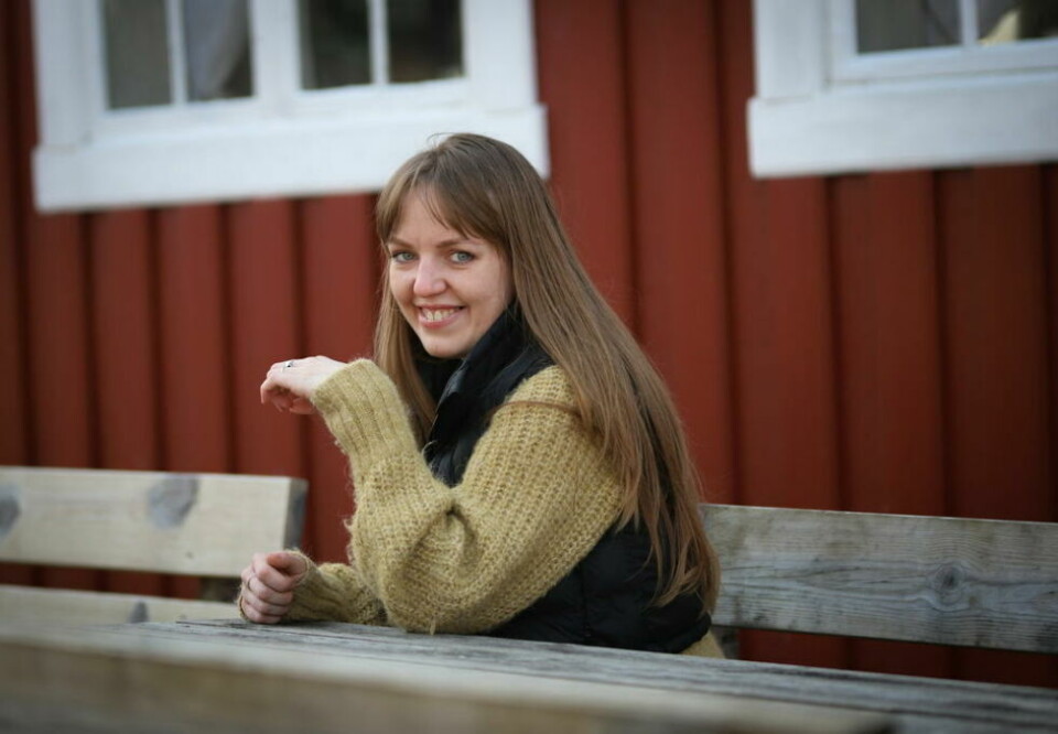 TRIVES. Kateryna Miedviedieva forteller at hun er takknemlig for å komme til Norge. - Nordmenn er heldige som er født i et så vakkert land, sier hun. TRIVES. Kateryna Miedviedieva forteller at hun er takknemlig for å komme til Norge. - Nordmenn er heldige som er født i et så vakkert land, sier hun. Foto: Lise Ailin Rosvoll Berntzen