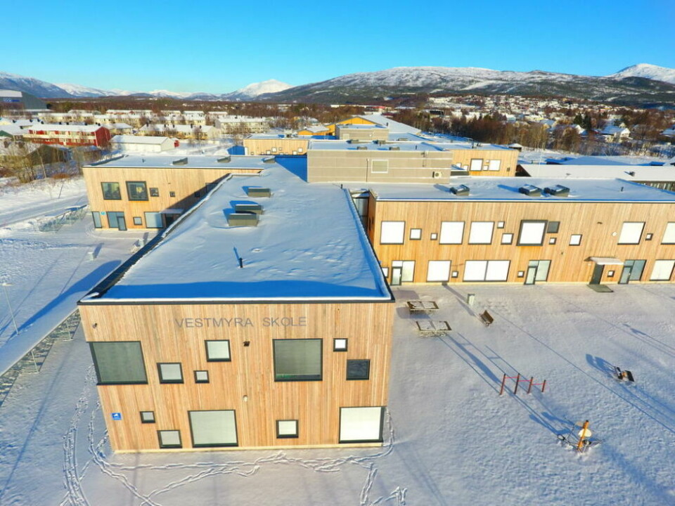DCIM\100MEDIA\DJI_0258.JPG Vestmyra skole Fauske DCIM\100MEDIA\DJI_0258.JPG Vestmyra skole Fauske Foto: Espen Johansen