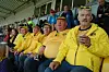 FAST GJENG. Endelig skal den solide fanbasen som Bodø/Glimt har i Indre Salten få feire et serigull. Fra venstre Jostein Dverseth, Kjell-Ove Pedersen, Rolf Wold, Stig Leo Hansen og Stein Martinusen. Foto: Stig Bjørnar Karlsen