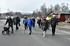 I GANG IGJEN. Fauske Helsesportlag har startet opp turgåing igjen etter en lengre korona-pause. Foto: Sylvia Bredal