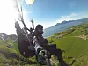 LUFTIG. Å fly et fly var én ting, Stian har også prøvd paragliding og fikk godt med luft under seg på denne turen. Foto: Stian André Sakariassen Olsen