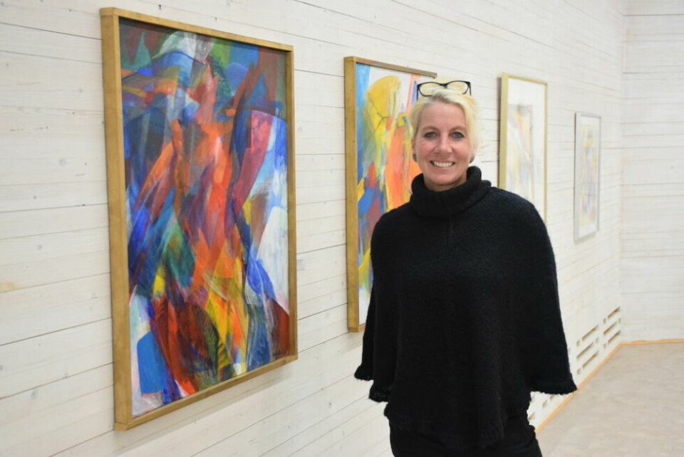 HÅPER MANGE KOMMER. Anja Kath Lande, intendant ved Adde Zetterquist kunstgalleri i Saltdal. HÅPER MANGE KOMMER. Anja Kath Lande, intendant ved Adde Zetterquist kunstgalleri i Saltdal. Foto: Eva S. Winther