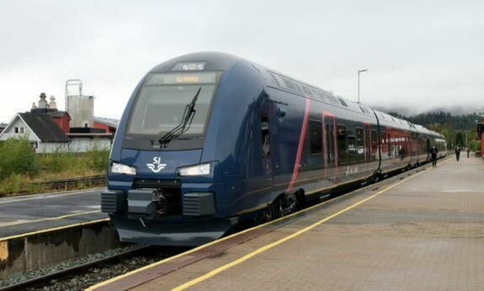 ÅPENT. Togene går igjen etter raset som stengte Nordlandsbanen mellom Trofors og Mosjøen ÅPENT. Togene går igjen etter raset som stengte Nordlandsbanen mellom Trofors og Mosjøen Foto: Halvard Hovtun