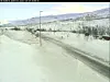 SØRELVA. Trafikkanter som skal over Saltfjellet må pent vente på Sørelva til det kommer en brøytebil og tar dem med seg over fjellet. Foto: Webkamera, Statens vegvesen