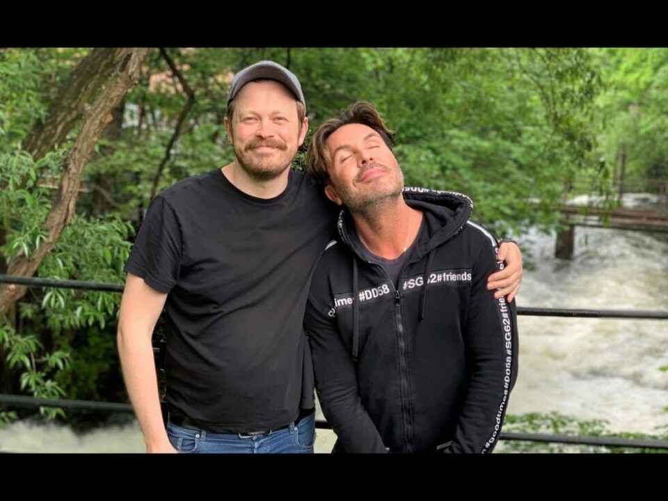 Jan Thomas og Einar Tørnquist blir bestevenner i webserien om dem på Dplay. Jan Thomas og Einar Tørnquist blir bestevenner i webserien om dem på Dplay. Foto: Dplay