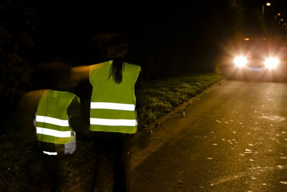 Torsdag 17. oktober markeres Refleksdagen over hele landet. Torsdag 17. oktober markeres Refleksdagen over hele landet. Foto: Trygg trafikk