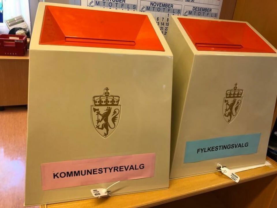 Aldri før har så mange levert forhåndsstemmer som ved dette valget. Aldri før har så mange levert forhåndsstemmer som ved dette valget.
