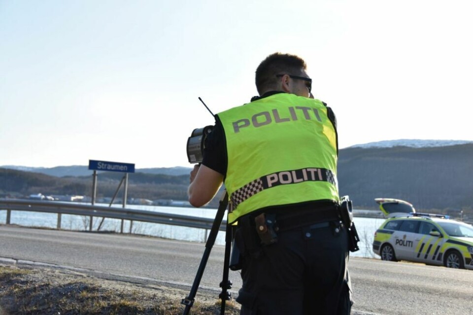 Kjørte for fort i Saksenvik