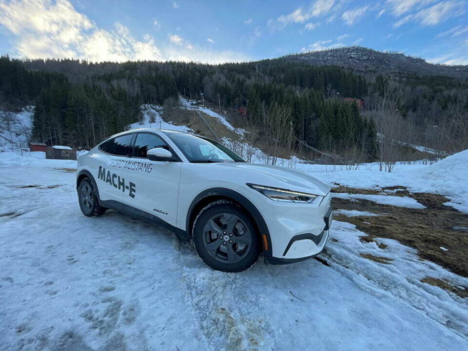 POTENSIAL. Ford Mustang Mach E er en svært godt laget elbil. Både pris og størrelse betyr at den har et stort potensial i det norske bilmarkedet, noe den har innfridd til stor grad. POTENSIAL. Ford Mustang Mach E er en svært godt laget elbil. Både pris og størrelse betyr at den har et stort potensial i det norske bilmarkedet, noe den har innfridd til stor grad. Foto: Helge Simonsen