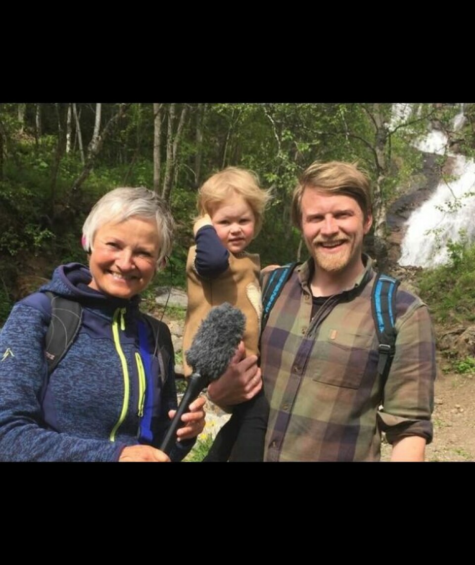 Påskeradio fra Storjord Foto: Skjermdump