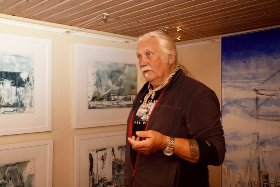 STILLER UT. Kurt Edvin Blix Hansen (bildet) fra Beiarn samarbeider med sølvsmed Øyvind Stjernen om en utstilling. STILLER UT. Kurt Edvin Blix Hansen (bildet) fra Beiarn samarbeider med sølvsmed Øyvind Stjernen om en utstilling.