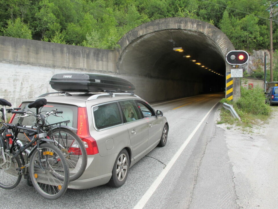 Måtte stenge tunnel på E6