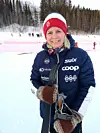 GODT MILJØ. Camilla Risvoll er mor til Aslak Gode Risvoll, og en av mange trenere i Fauske ILs skiskole. Foto: Tarjei Abelsen