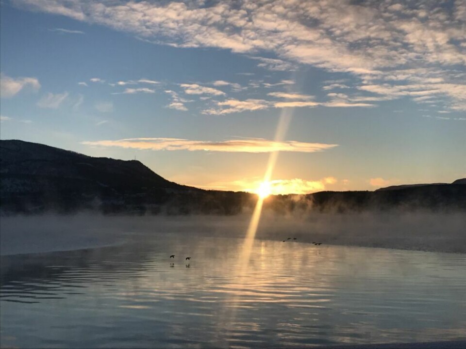 Og DER var sola tilbake! Foto: Maria Trondsen
