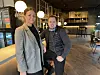 MÅTTE STENGE TIL SLUTT. Pågangen hos Lille Japan var enorm under åpningen, og restaurantsjef Kristine Stemland og daglig leder Jøran Jensen måtte stenge til slutt. Foto: Helge Simonsen