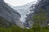 De fleste isbreene i Norge vil forsvinne innen 2100, mener forskere. Her fra Briksdalsbreen i Stryn. Bildet er fra 2017. Foto: Paul Kleiven / NTB