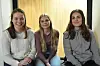 BLE KURSET I FILMTRIKS. Marion Mordal (16), Nina Riise (15) og Ulrikke Wisth (16) fra Fauske syns det er flott med en mini-filmfestival i Bodø, i forbindelse med Filmfest Salten. Her har de lært masse nytt, blant annet filmteknikk og hvordan man lager spesialeffekt-sminke. Foto: Victoria Finstad