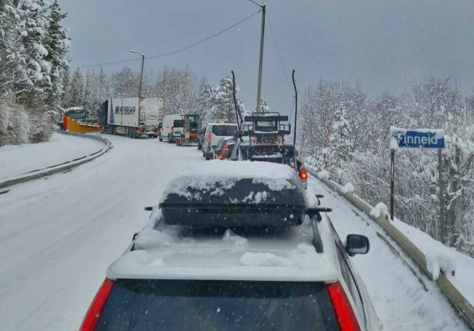 Det er kø på stedet. Det er kø på stedet. Foto: Tipser