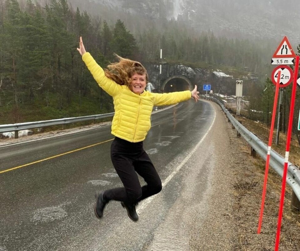 HOPPENDE GLAD. Ingelin Noresjø (Krf) er statssekretær i Samferdselsdepartemetet, og er utrolig glad for at det endelig er klart for å bygge ny E6 gjennom Sørfold. Nå er 50 millioner på plass i statsbudsjettet for 2022. HOPPENDE GLAD. Ingelin Noresjø (Krf) er statssekretær i Samferdselsdepartemetet, og er utrolig glad for at det endelig er klart for å bygge ny E6 gjennom Sørfold. Nå er 50 millioner på plass i statsbudsjettet for 2022. Foto: Ingelin Noresjø