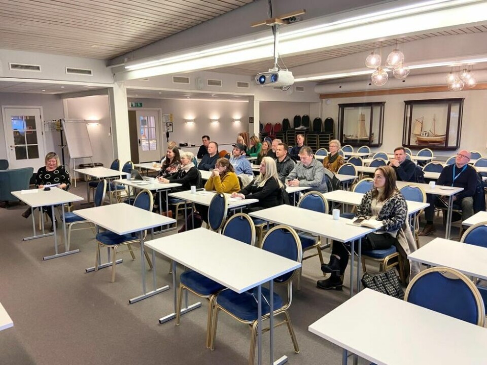 LYDHØR FORSAMLING. 17 personer møtte opp for å høre blant annet om hvordan næringslivet kan høste godt både før, under og etter året der Bodø er Europeisk kulturhovedstad. LYDHØR FORSAMLING. 17 personer møtte opp for å høre blant annet om hvordan næringslivet kan høste godt både før, under og etter året der Bodø er Europeisk kulturhovedstad. Foto: Kenneth Strømsvåg