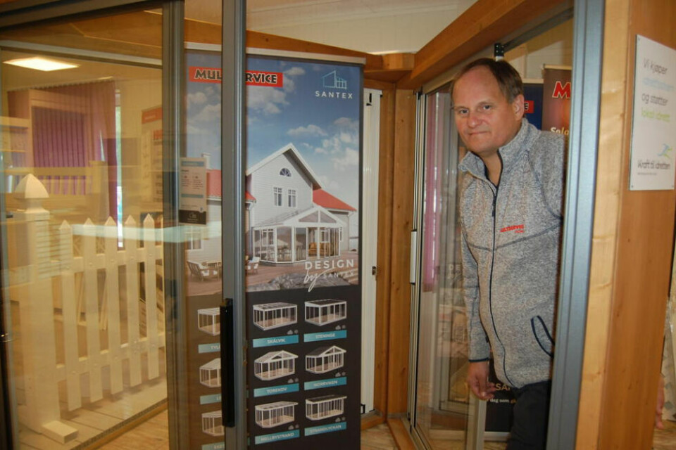 Daglig leder i Multiservice AS, Morten Olsen måtte legge om planene for sine ansatte når skredet førte til stengt vei mellom Bodø og Fauske. Daglig leder i Multiservice AS, Morten Olsen måtte legge om planene for sine ansatte når skredet førte til stengt vei mellom Bodø og Fauske. Foto: Stig Bjørnar Karlsen