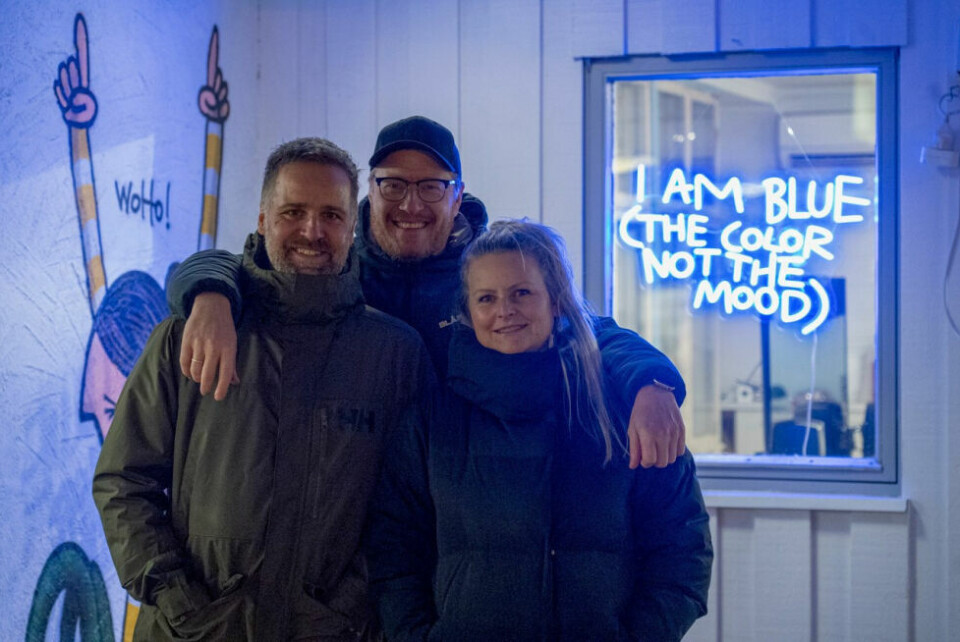 BLÅFROST-KLARE: De gleder seg stort til å slippe både artister og program til Blåfrost Bodø denne uken, staben til den populære vinterfestivalen, som i februar 2023 for første gang skal arrangeres i Bodø. F.v: Festivalsjef Øivind Holthe, kommunikasjonssjef Stian A. Olsen og produsent Guri Ramsvik. BLÅFROST-KLARE: De gleder seg stort til å slippe både artister og program til Blåfrost Bodø denne uken, staben til den populære vinterfestivalen, som i februar 2023 for første gang skal arrangeres i Bodø. F.v: Festivalsjef Øivind Holthe, kommunikasjonssjef Stian A. Olsen og produsent Guri Ramsvik. Foto: Blåfrost