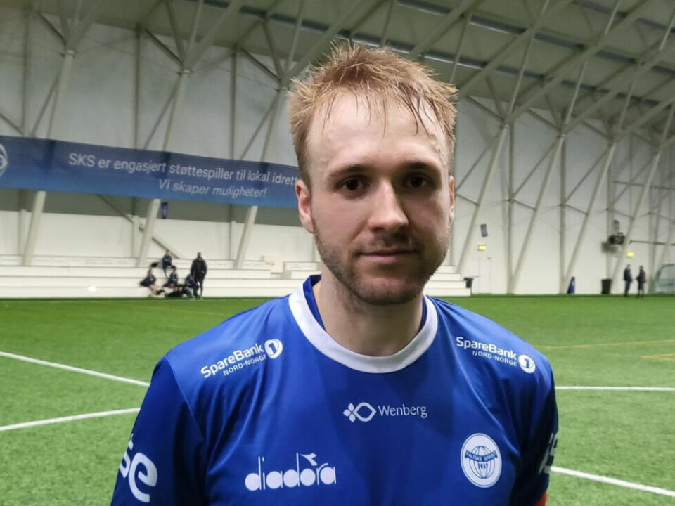 SCORET TO. Midststopper Emil Hansen både scoret to mål og var med på å holde nullen i storseieren mot Bossmo & Ytteren onsdag. 8-0 stoppet det på for Sprint hjemme i SKS Arena. SCORET TO. Midststopper Emil Hansen både scoret to mål og var med på å holde nullen i storseieren mot Bossmo & Ytteren onsdag. 8-0 stoppet det på for Sprint hjemme i SKS Arena. Foto: Stig Bjørnar Karlsen