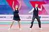 GODE. Martine Bjørnstad Karlsen og Thobias Jacobsen danset til andreplass i World Cup i München. Foto: WRRC