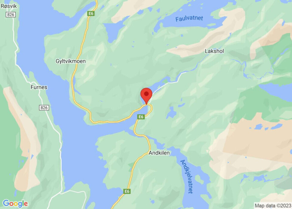Rykket ut til ulykke i Sørfold