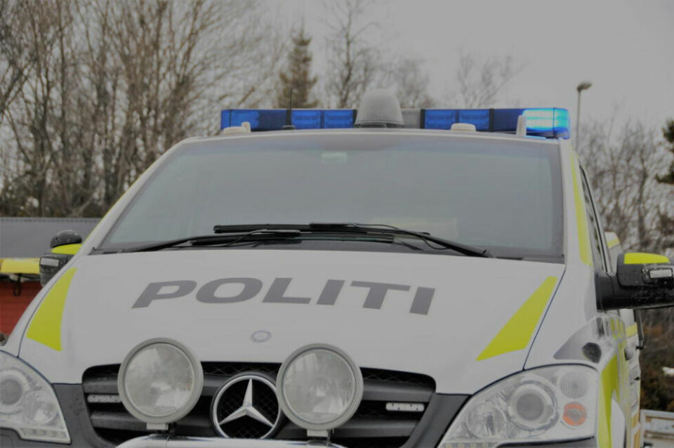 Blålys rykket ut til ulykke på riksvei 80 Foto: Maria Trondsen