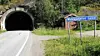 STENGT. Middagsfjellet tunnel i Sørfold var en av flere som ble stengt onsdag ettermiddag. Foto: Arild Bjørnbakk